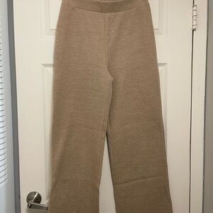 Zara Women's Wide Leg Brown Pants